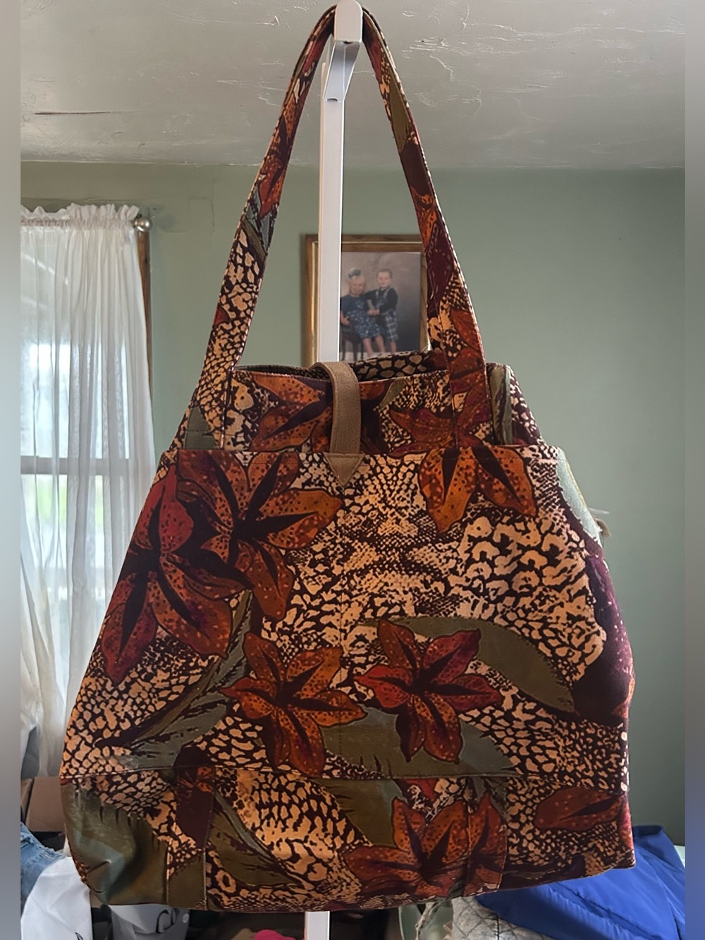 Free People Floral Printed Tote Bag